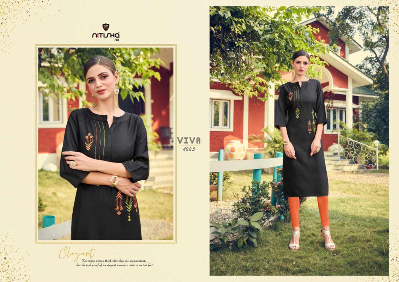 Viva Vol-4 Soft Cotton Wholesale Kurti Viva Vol-4 Soft Cotton Wholesale Kurti